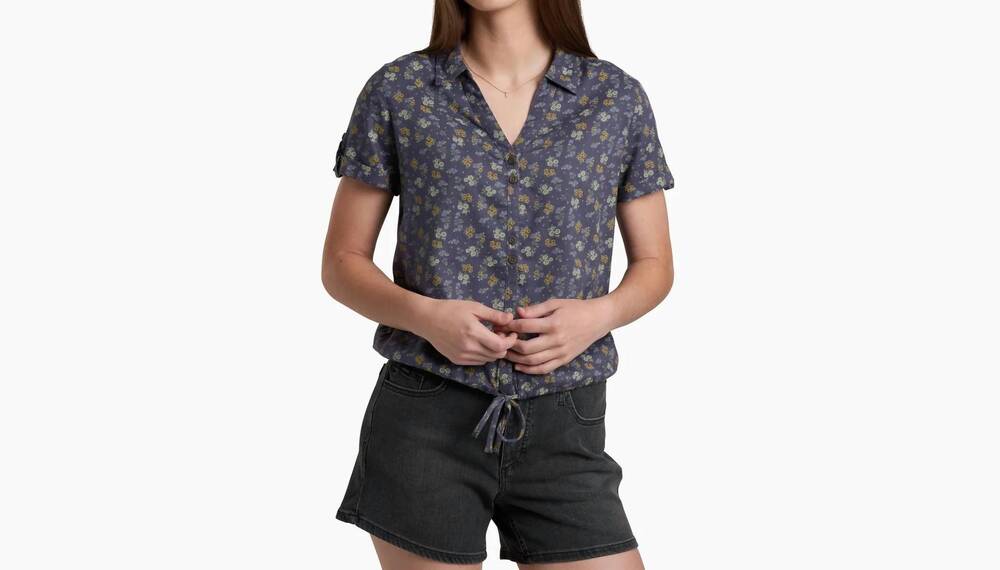 NEW KUHL liliana shirt in mystic print